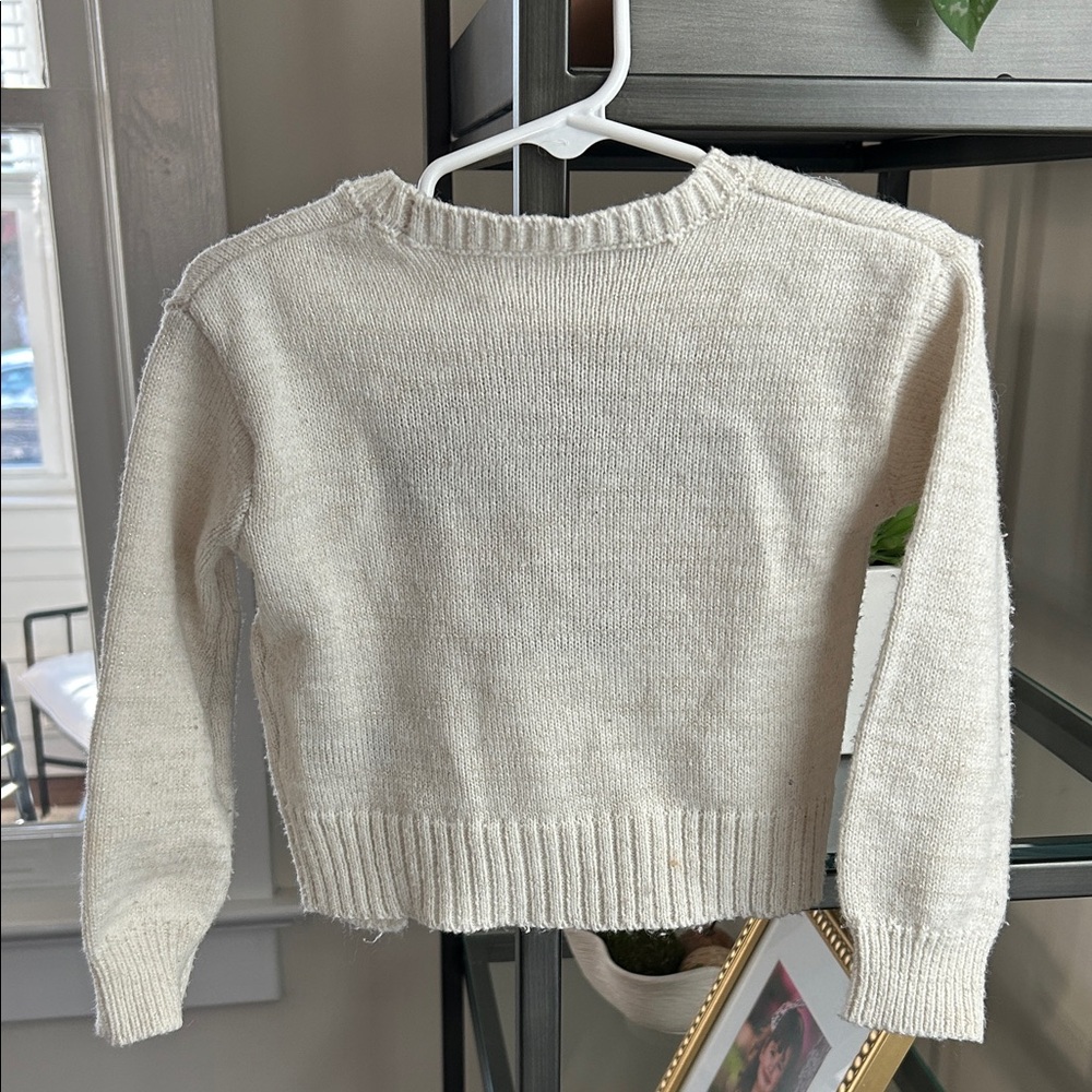 Epic Threads Cream Sweater with Colorful Heart - Picture 4 of 4